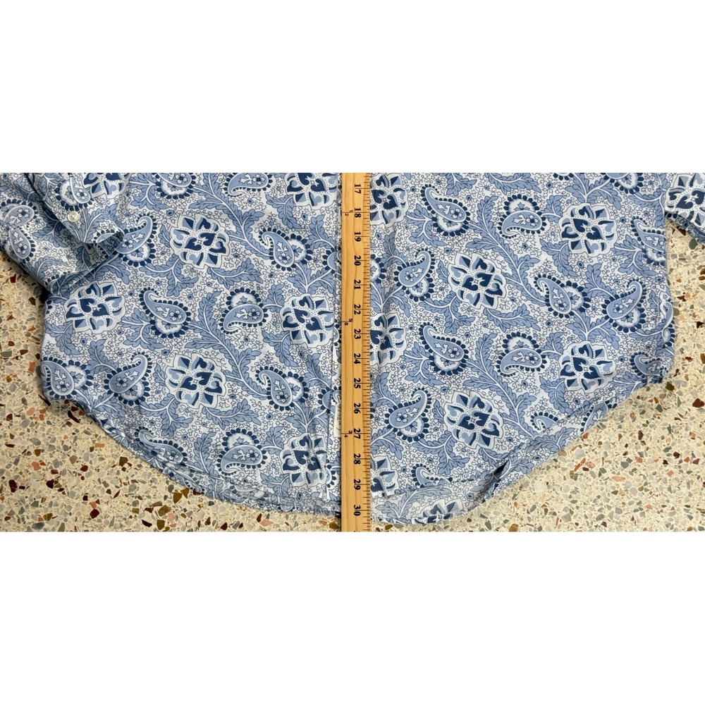 Ralph Lauren Polo Jeans Co. Vtg Men's Flower Pattern Long Sleeve Shirt Size XL - Picture 7 of 9